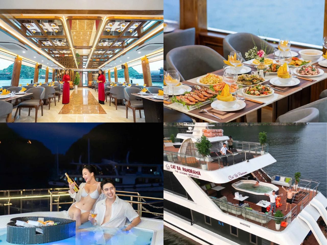 Top 5 Du Thuyền Tốt Nhất Tại Vịnh Lan Hạ, Cát Bà 2025 4 Dchamre luxury Cruise