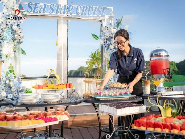 du thuyền 5 sao sea star cát bà vịnh lan hạ
