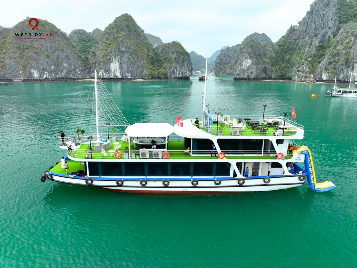 du thuyền cát bà bay luxury cruise 86 vịnh lan hạ