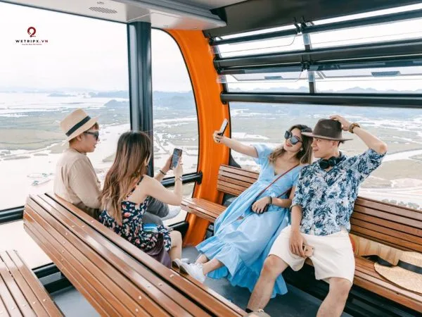 xe hà nội cát bà đi cáp treo