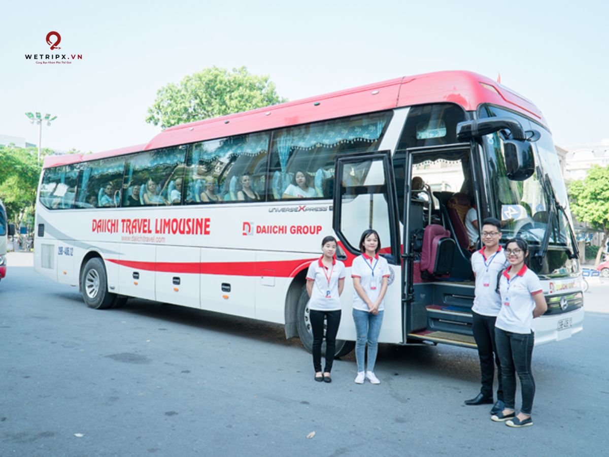 Bảng Giá Thuê Xe Riêng Trọn Gói Đi Cát Bà - Xe 7C, 16C, 29C, 45C 2 xe khách đi Cát Bà - Daiichi travel