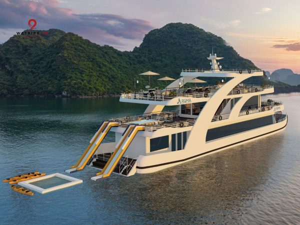 Du thuyền 5 sao Aroma Roza Cruise Cát Bà