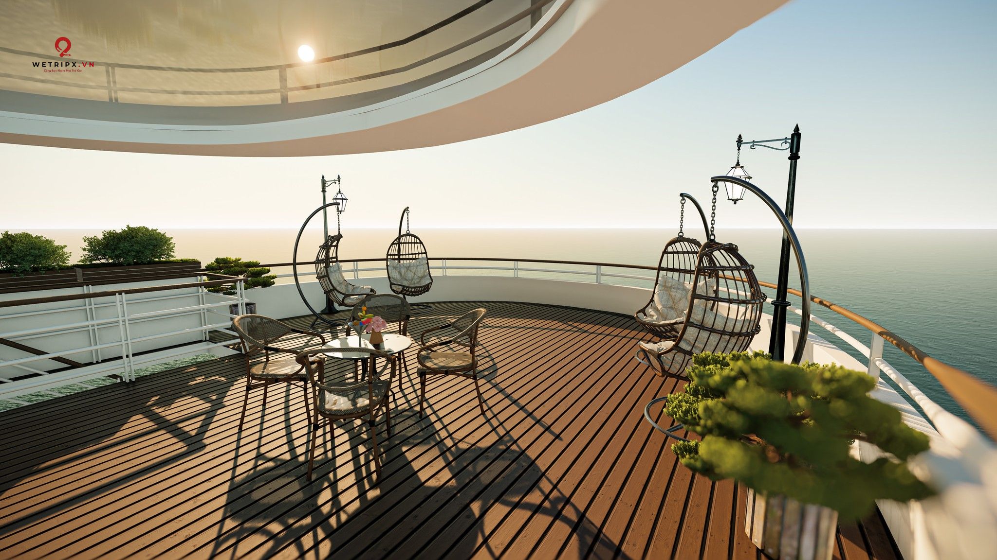 Du thuyền 5 sao Aroma Roza Cruise Cát Bà
