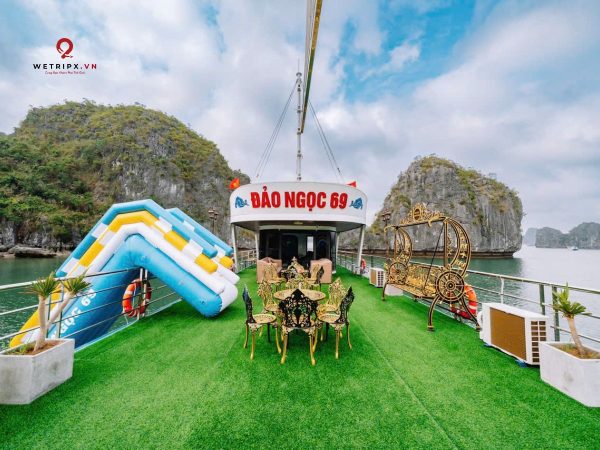 du thuyền đảo ngọc 69 cát bà vịnh lan hạ