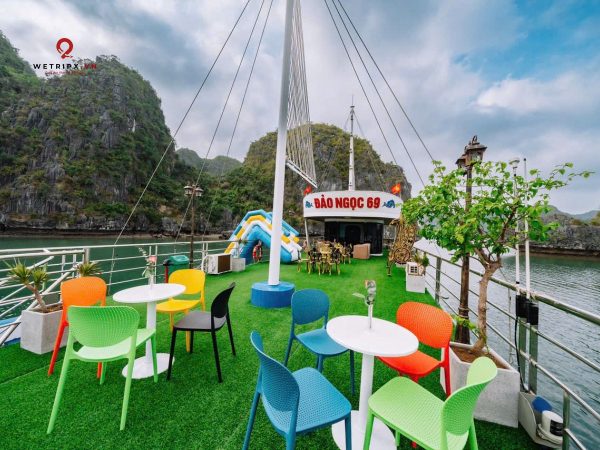 du thuyền đảo ngọc 69 cát bà vịnh lan hạ