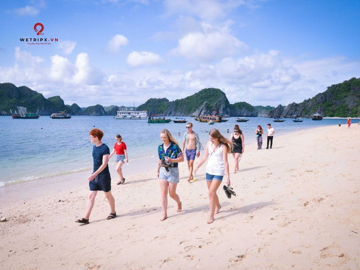 Visiting Monkey Island, home to long sandy beaches and soft white sand.
