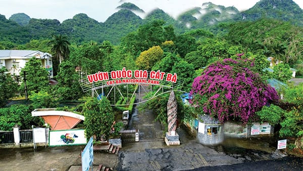 cat ba national park gate