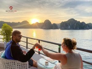 Check in hoàng hôn đẹp nao lòng trên vịnh biển xinh đẹp