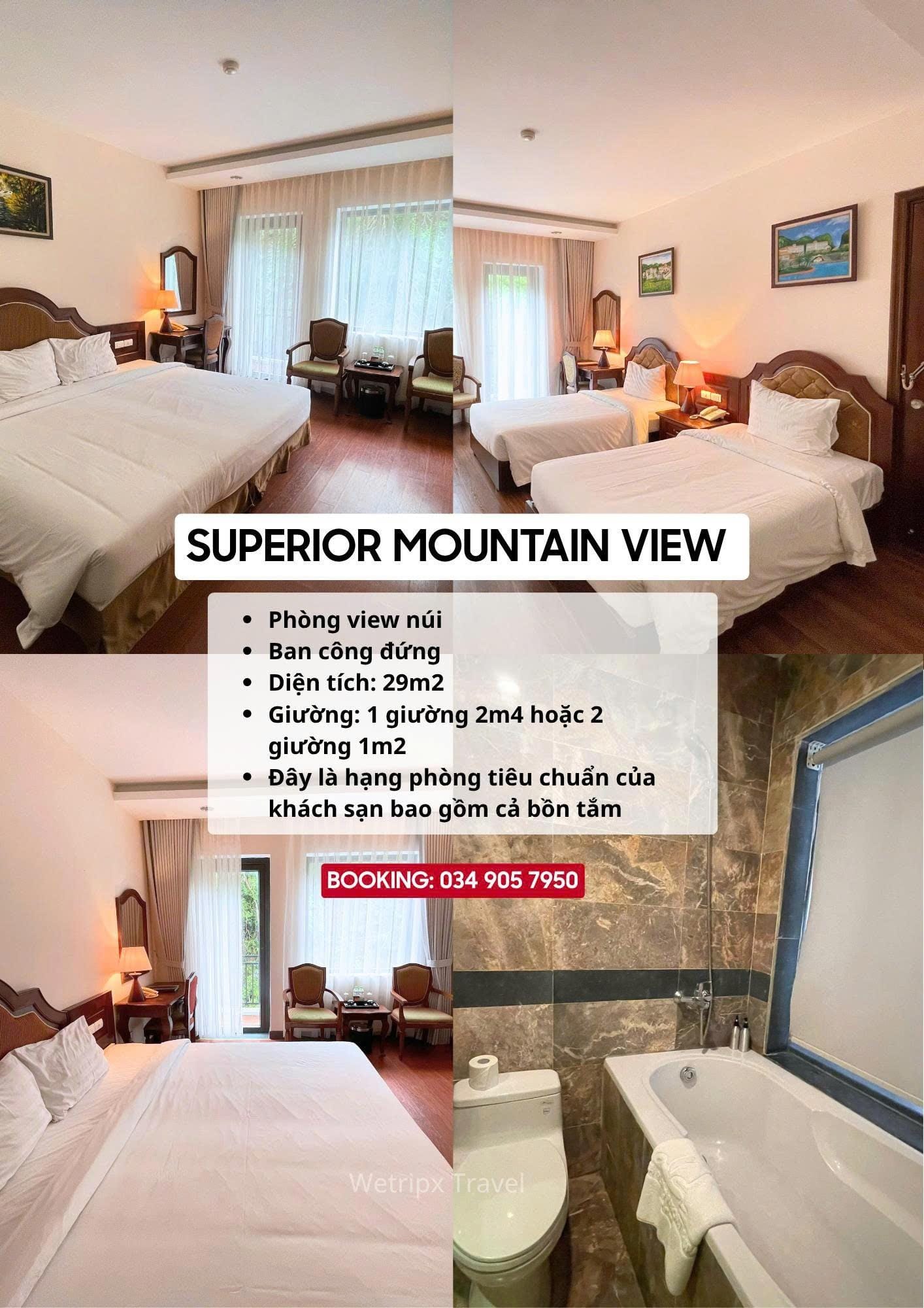 Phòng sup moutain view the may legend cát bà