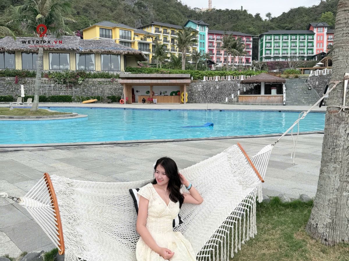 khuôn viên The May Legend Cát bà