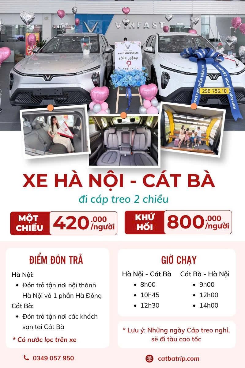 Xe Limogreen Hà Nội Cát Bà