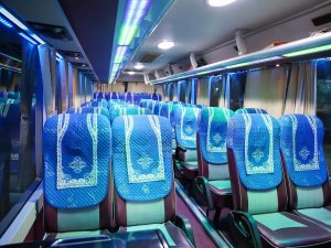 29-Seater Tourist Bus from Halong Bay to Cat Ba